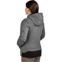 Chandail &agrave; capuchon chauffant M12 avec pile, Femmes, Moyen, Gris, Poly-coton Les Distributions ICE