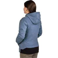 Chandail &agrave; capuchon chauffant M12 avec pile, Femmes, Moyen, Bleu, Poly-coton Les Distributions ICE
