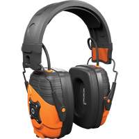 Safety Orange Link 2.0 Bluetooth Earmuffs, Headband Style, 25 dB Les Distributions ICE