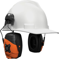 Safety Orange Link 2.0 Bluetooth Earmuffs, Cap Mount Style, 21 dB Les Distributions ICE