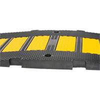 Middle Speed Hump, Rubber, 2' L x 8" W x 1-1/4" H Les Distributions ICE