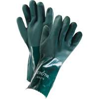 Gants verts &agrave; double enduit, 14" lo, PVC, Doublure en Jersey de coton, 70 mils Les Distributions ICE