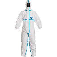 Hooded Coveralls, Small, White, Tyvek&reg; 600 Les Distributions ICE