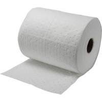 Rouleaux absorbants li&eacute;es, Poids moyen, 150' lo x 15" la, Absorption 10 gal. Les Distributions ICE