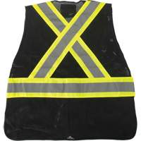 Veste d'arpenteur conforme aux normes de la CSA, Noir, Moyen, Polyester Les Distributions ICE
