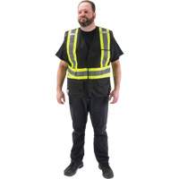 Veste d'arpenteur conforme aux normes de la CSA, Noir, Moyen, Polyester Les Distributions ICE