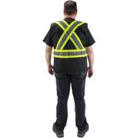 Veste d'arpenteur conforme aux normes de la CSA, Noir, Moyen, Polyester Les Distributions ICE