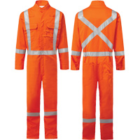 Combinaison FR Bizflame 88/12 Iona 7 oz. FR510, Taille 36, Orange Les Distributions ICE