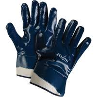 Heavyweight Safety Cuff Gloves, 10/X-Large, Nitrile Coating, Cotton Shell Les Distributions ICE
