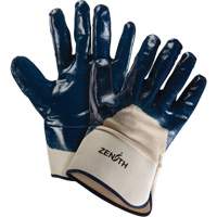 Heavyweight Safety Cuff Gloves, 11/2X-Large, Nitrile Coating, Cotton Shell Les Distributions ICE