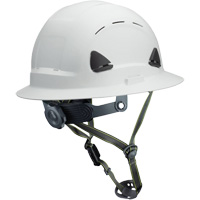 Casque Fibre Metal de style escalade avec bordure compl&egrave;te, R&eacute;pond aux normes CSA type 2, Suspension Rochet, Ventil&eacute; Les Distributions ICE
