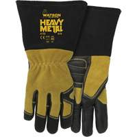 Gants de soudage MIG/&eacute;lectrode 2782 Fired Up pour femmes, Cuir fleur de vache, Taille Petit Les Distributions ICE