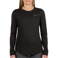 FREEFLEX Long-Sleeve Hybrid T-Shirt, Women's, X-Small, Black Les Distributions ICE
