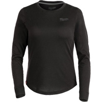 FREEFLEX Long-Sleeve Hybrid T-Shirt, Women's, X-Small, Black Les Distributions ICE