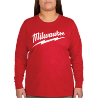 GRIDIRON Long Sleeve Logo T-Shirt, Women's, X-Small, Red Les Distributions ICE