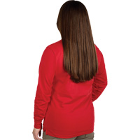 GRIDIRON Long Sleeve Logo T-Shirt, Women's, X-Small, Red Les Distributions ICE