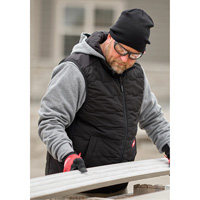 FREEFLEX Lightweight Insulated Vest, Men's, Small, Black Les Distributions ICE