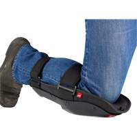 Dynamic Flooring Knee Pad, Hook and Loop Style, Plastic Caps, Foam Pads Les Distributions ICE
