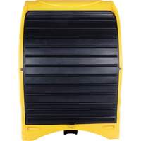 4-Drum Hard Cover Spill Pallet, 68.11" L x 61.61" W x 83.07" H, 1433 lbs. Load Capacity Les Distributions ICE