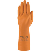 Gants robustes r&eacute;sistants aux produits chimiques AlphaTec 87-208, Taille 7, 12,8" lo, Latex de caoutchouc, Doublure en Coton/Ouat&eacute;e, 29,5 mils Les Distributions ICE