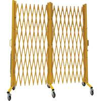 Expandable Barrier, 84" H x 20' L, Yellow Les Distributions ICE
