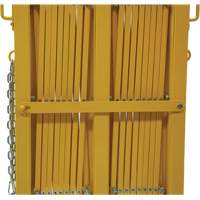 Expandable Barrier, 84" H x 20' L, Yellow Les Distributions ICE