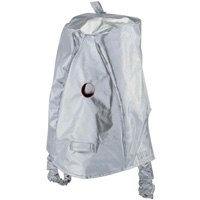 Cagoule r&eacute;fl&eacute;chissant la chaleur avec fen&ecirc;tre transparente dor&eacute;e Les Distributions ICE