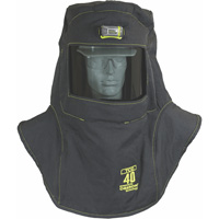 Cagoule de protection contre l'arc &eacute;lectrique TCG, Noir, 40 cal/cm², ANSI Z87.1/ASTM F1506/ASTM F1959/ASTM F2178/R&eacute;pond ou surpasse la norme CSA Z462/NFPA 70E, 4 Arc &eacute;lectrique EPI cat&eacute;gorie niveau Les Distributions ICE