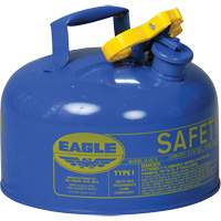 Bidon de s&eacute;curit&eacute; pour le k&eacute;ros&egrave;ne, Type I, Acier galvanis&eacute;, 2 gal. US, Bleu, Homologu&eacute; FM/List&eacute; UL/ULC Les Distributions ICE