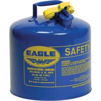 Safety Can for Kerosene, Type I, Galvanized Steel, 5 US gal., Blue, FM Approved/UL/ULC Listed Les Distributions ICE