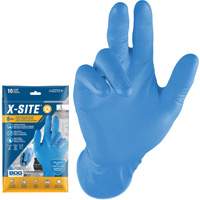 Gants jetables Grippaz, Petit, Nitrile, 8 mils, Sans poudre, Bleu Les Distributions ICE