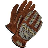 Classic Reverse Grain Driver Gloves, X-Small, Grain Pigskin Palm Les Distributions ICE