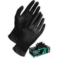 Gants jetables Deny, Petit, Nitrile, 6 mils, Sans poudre, Noir Les Distributions ICE