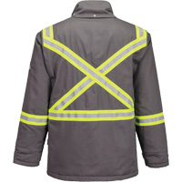 Bizflame&reg; 88/12 Insulated Winter Parka, Grey, Small Les Distributions ICE