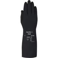 Gants d,usage moyen r&eacute;sistants aux produits chimiques AlphaTec 38001PP, Taille 7, 14" lo, Caoutchouc butyle, 14 mils Les Distributions ICE