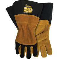 Black Velvet Mig/Stick Welding Gloves, Grain Elkhide, Size Small Les Distributions ICE