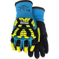 9393TPR Stealth Black Ops Winter Impact Gloves, Small, Foam Latex Palm, Knit Wrist Cuff Les Distributions ICE