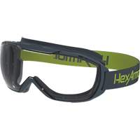 MX500 Safety Goggles, Clear Lens, Anti-Fog/Anti-Scratch, Indirect Vent Les Distributions ICE