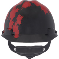 Specialty V-Gard&reg; Hard Hat, Ratchet Suspension, Black/Red Les Distributions ICE