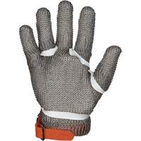 Gants en maille m&eacute;tallique MMG conformes aux normes alimentaires, Taille 2T-petit, Enveloppe en Acier inoxydable, ASTM ANSI niveau A9 Les Distributions ICE