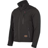 Veste chauffante Softshell, Hommes, Petit, Noir Les Distributions ICE