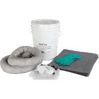 Trousse de d&eacute;versement de premi&egrave;re qualit&eacute; pour camion, Universel, Seau, Absorbance de 5 gal. US Les Distributions ICE