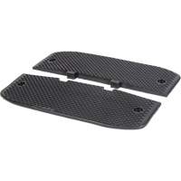 Speed Hump End Caps, Rubber, 3' L x 20" W x 2" H Les Distributions ICE