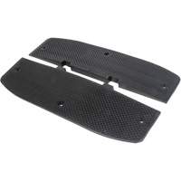 Speed Hump End Caps, Rubber, 2' L x 16" W x 1-1/4" H Les Distributions ICE