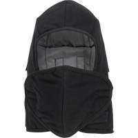Pioneer 766A Flame-Resistant Quilted Hard Hat Liner with Detachable Mouthpiece, Black/Grey, Cotton/FR-Tech&reg;/Modacrylic/Nylon Les Distributions ICE