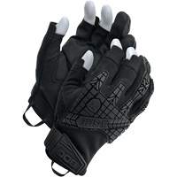 X-Site&reg; Impact Trigger Finger Gloves, Suede Palm, Size X-Small Les Distributions ICE