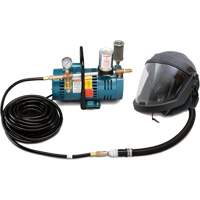 Syst&egrave;me de casque et de protection respiratoire &agrave; adduction d'air DEFENDER pour 1 travailleur Les Distributions ICE