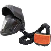 Visi&egrave;re rabattable PEAKAIR DEFENDER & ensemble de souffleur X90VX, Respirateur &agrave; masque/Masque de soudage, Pile Lithium-ion Les Distributions ICE