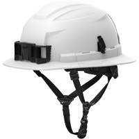 Casque de s&eacute;curit&eacute; &agrave; bordure complet BOLT, R&eacute;pond aux normes CSA type 2, Suspension Rochet, Non ventil&eacute; Les Distributions ICE