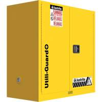 Armoire de s&eacute;curit&eacute; pour produits inflammables Utili-Guard+, 30 gal., 1 Porte(s), 43" La x 44" h x 22" p Les Distributions ICE